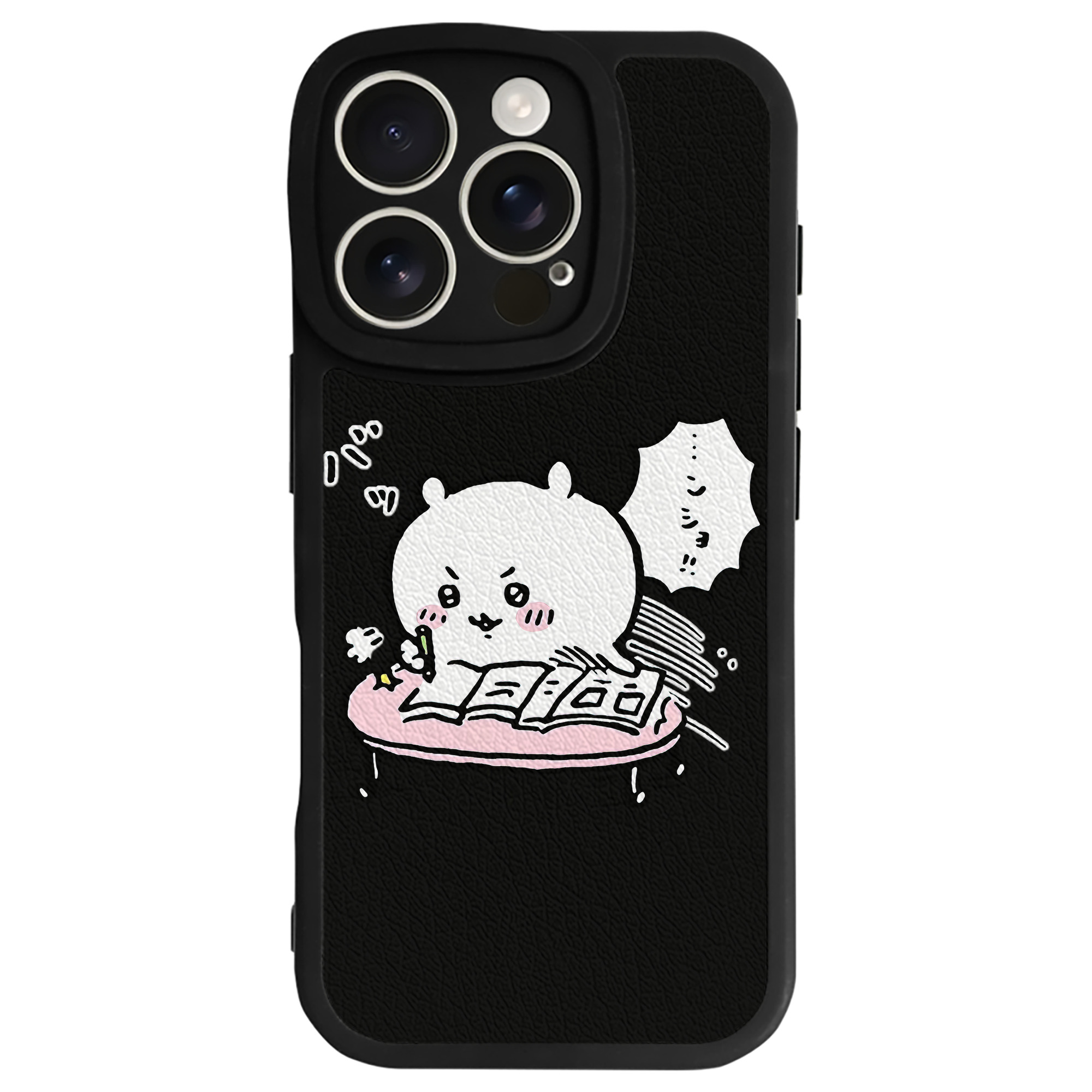 （画像用） ちいかわ ちいかわ Chii-kawa chiikawa 【iPhone 16シリーズ対応】シリコンスマホケース（レザー調） 材質：シリコン